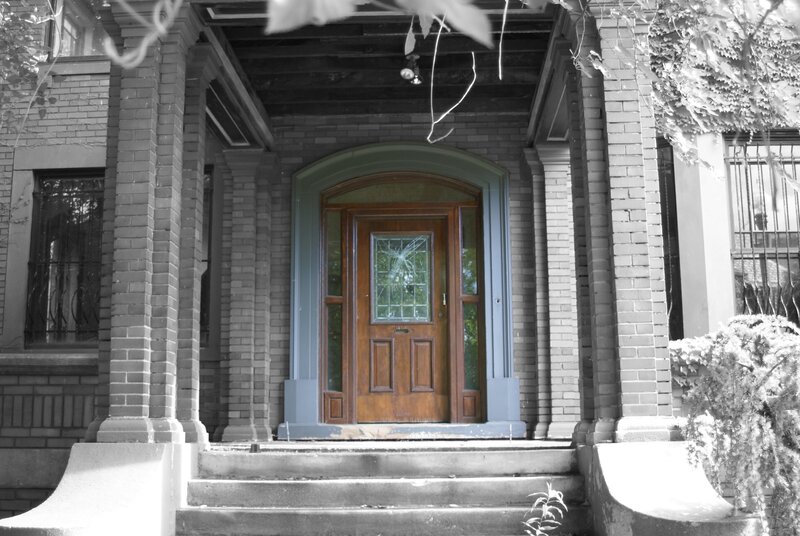 Front Door of Brick House