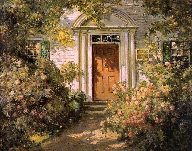 Front Door of Cottage