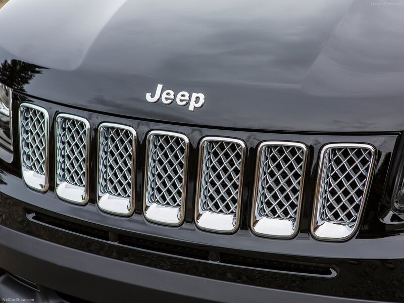 Front Grille of a Jeep