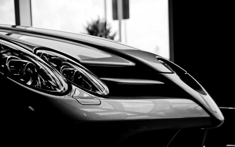 Front of a Sports Car