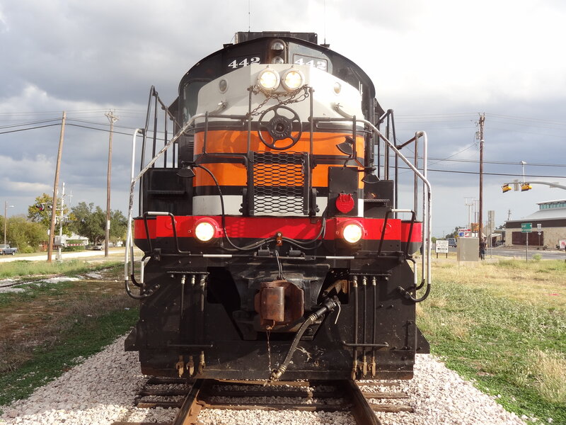 Front of a Train Engine