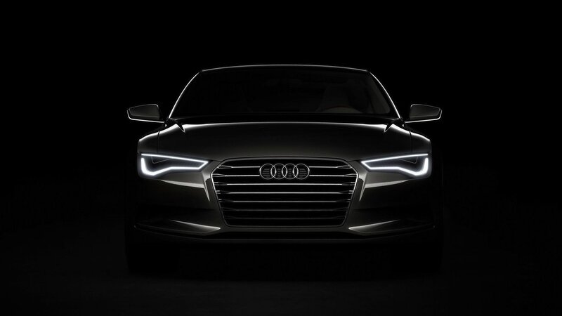 Front of Black Audi Car