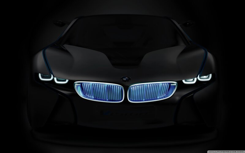 Front of Black BMW Car