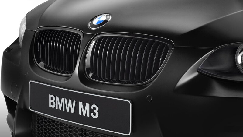Front of Black BMW M3