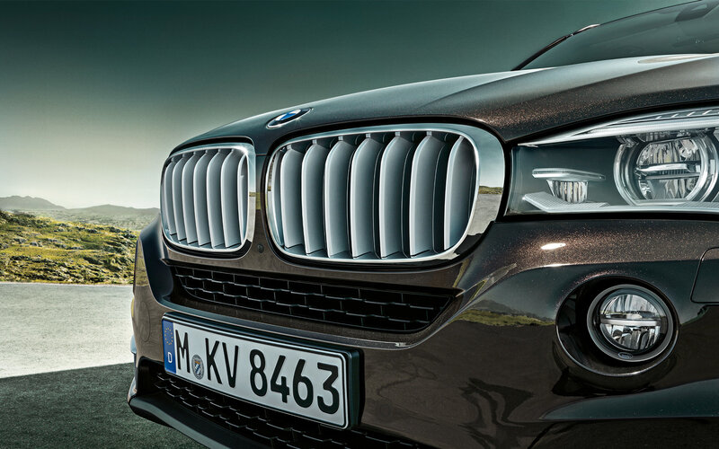 Front of Black BMW