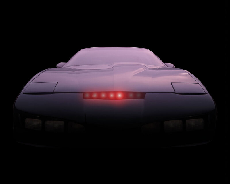 Front of Black Car — Dramatic, Night