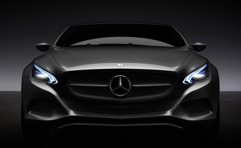Front of Black Car — Dramatic, Photograph, Headlights
