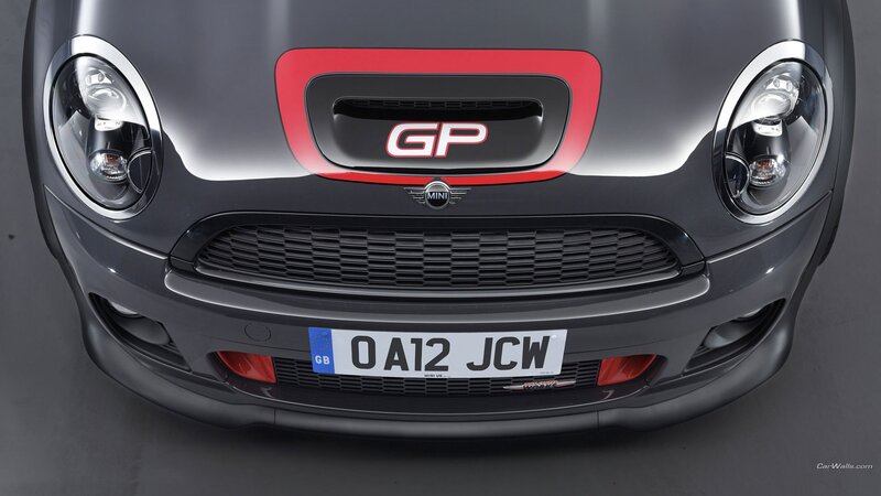 Front of Gray Mini Car