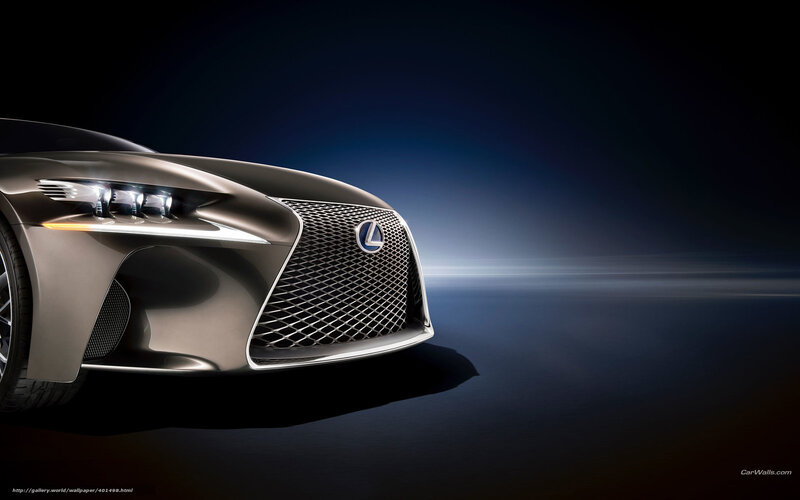 Front of Lexus Concept Car