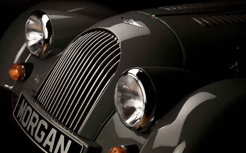 Front of Morgan Car