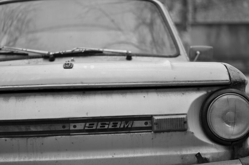 Front of Old Car