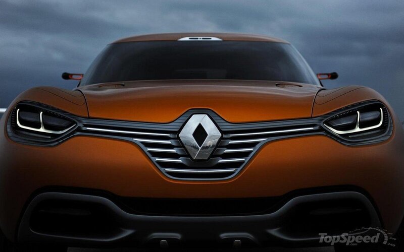 Front of Orange Car