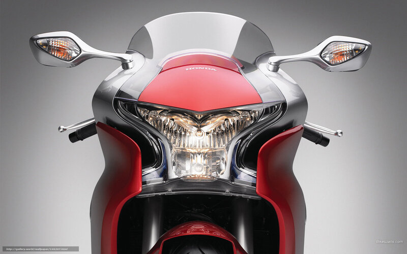 Front of Red Motorcycle — Neutral