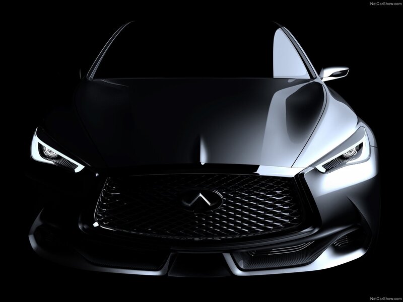Front of Silver Car — Black
