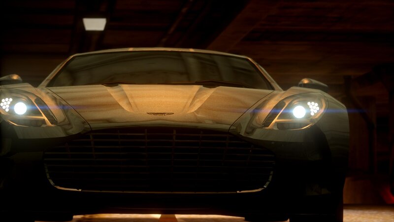 Front of Silver Sports Car