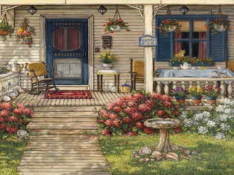 Front Porch of a House