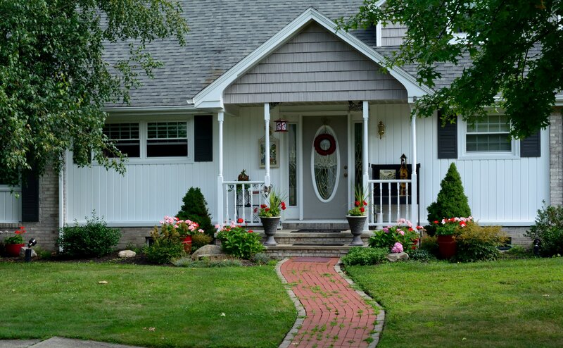 Front Porch of House — Green