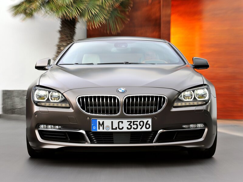 Front view of a BMW 6 Series