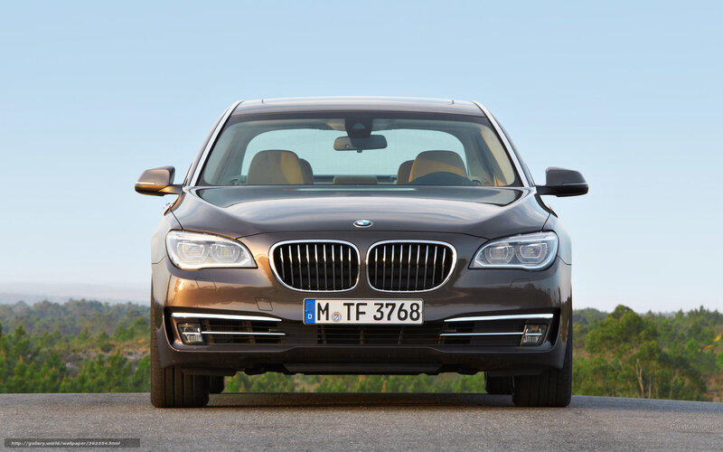 Front view of a BMW 7 Series