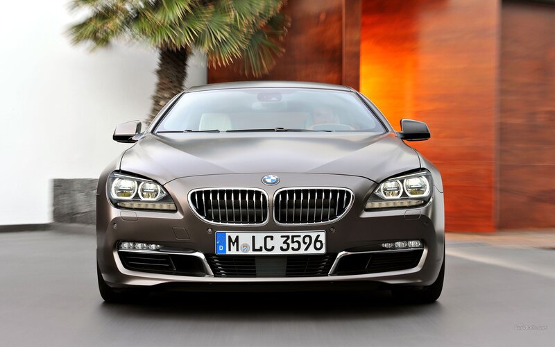 front view of a bmw car