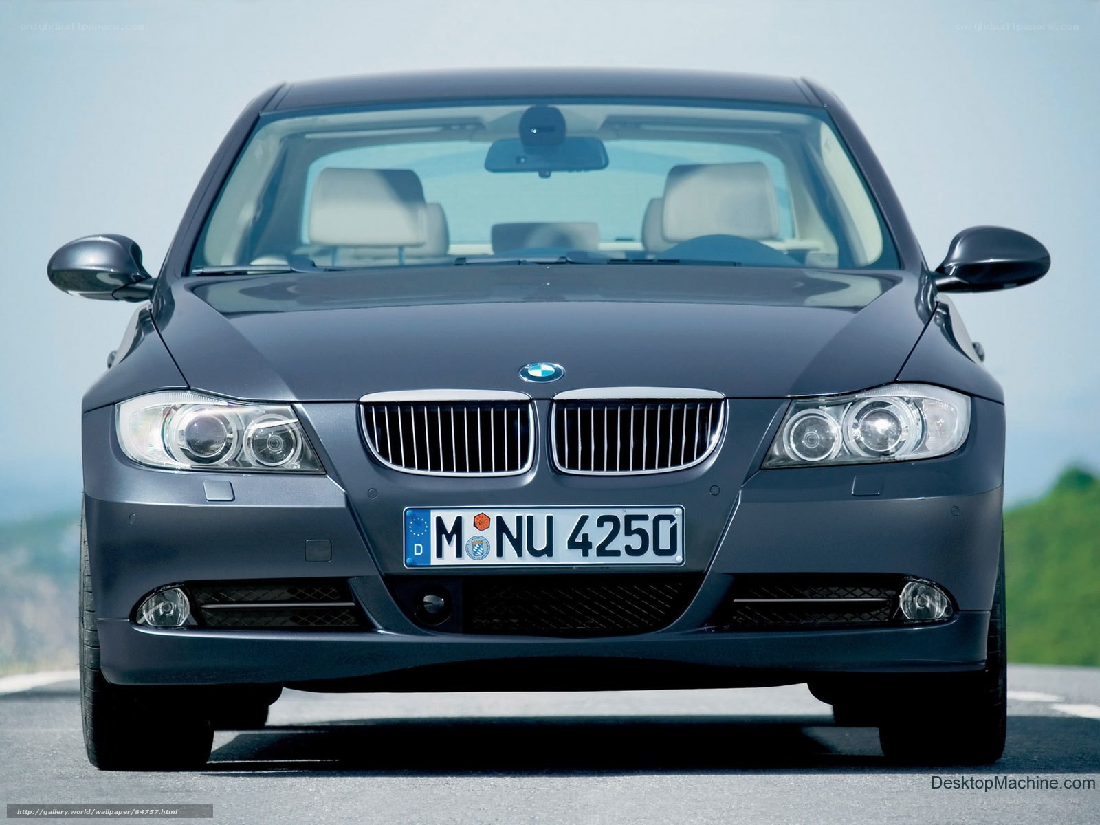 front view of a bmw car