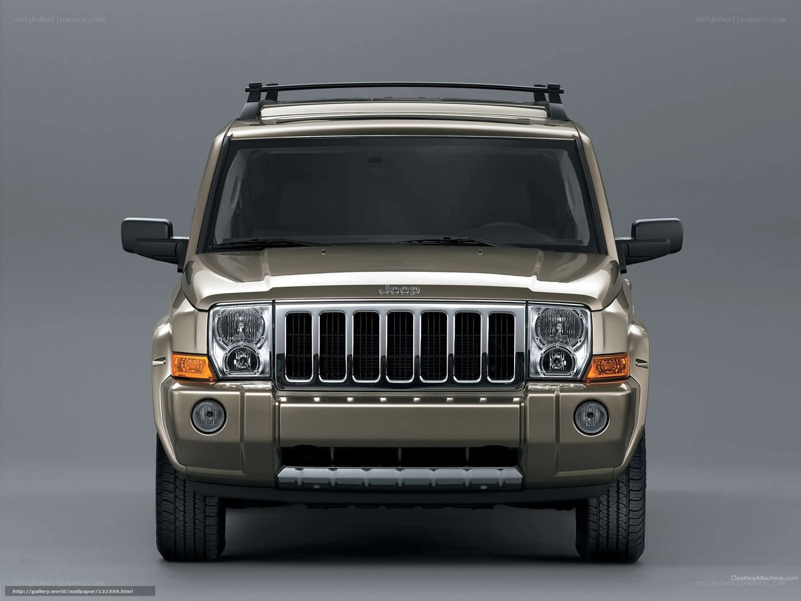 Front view of a Jeep Commander