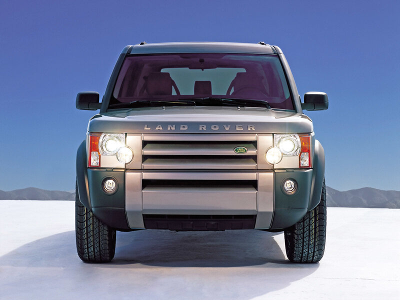 Front view of a Land Rover