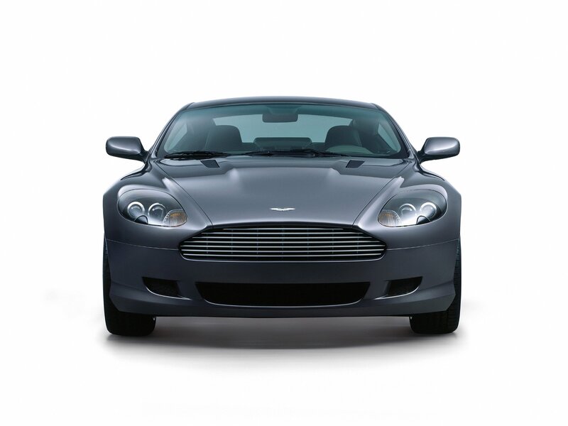 front view of a luxury car