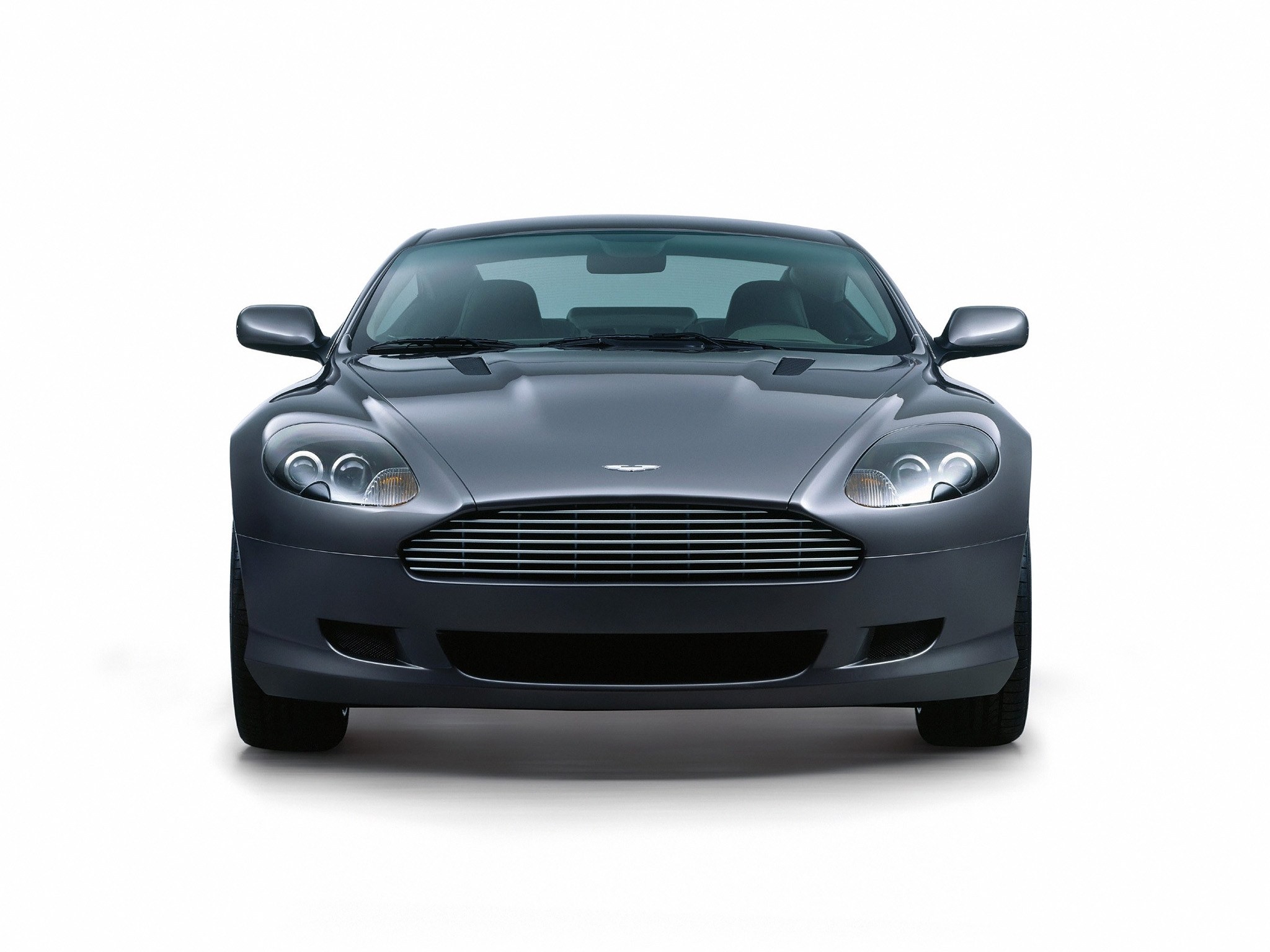front view of a luxury car