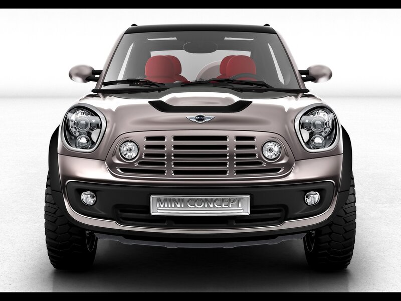 Front view of a MINI concept car