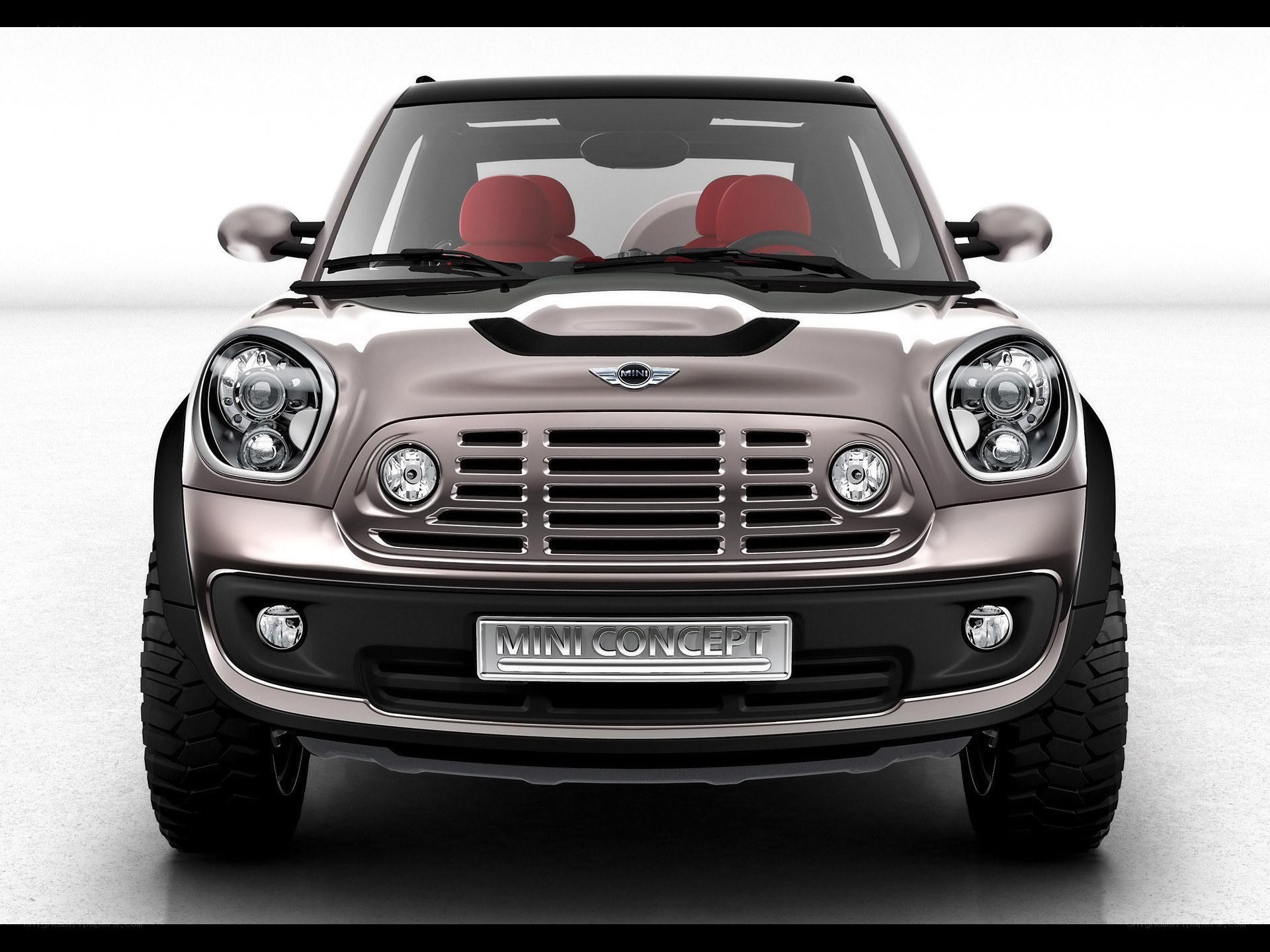 Front view of a MINI concept car