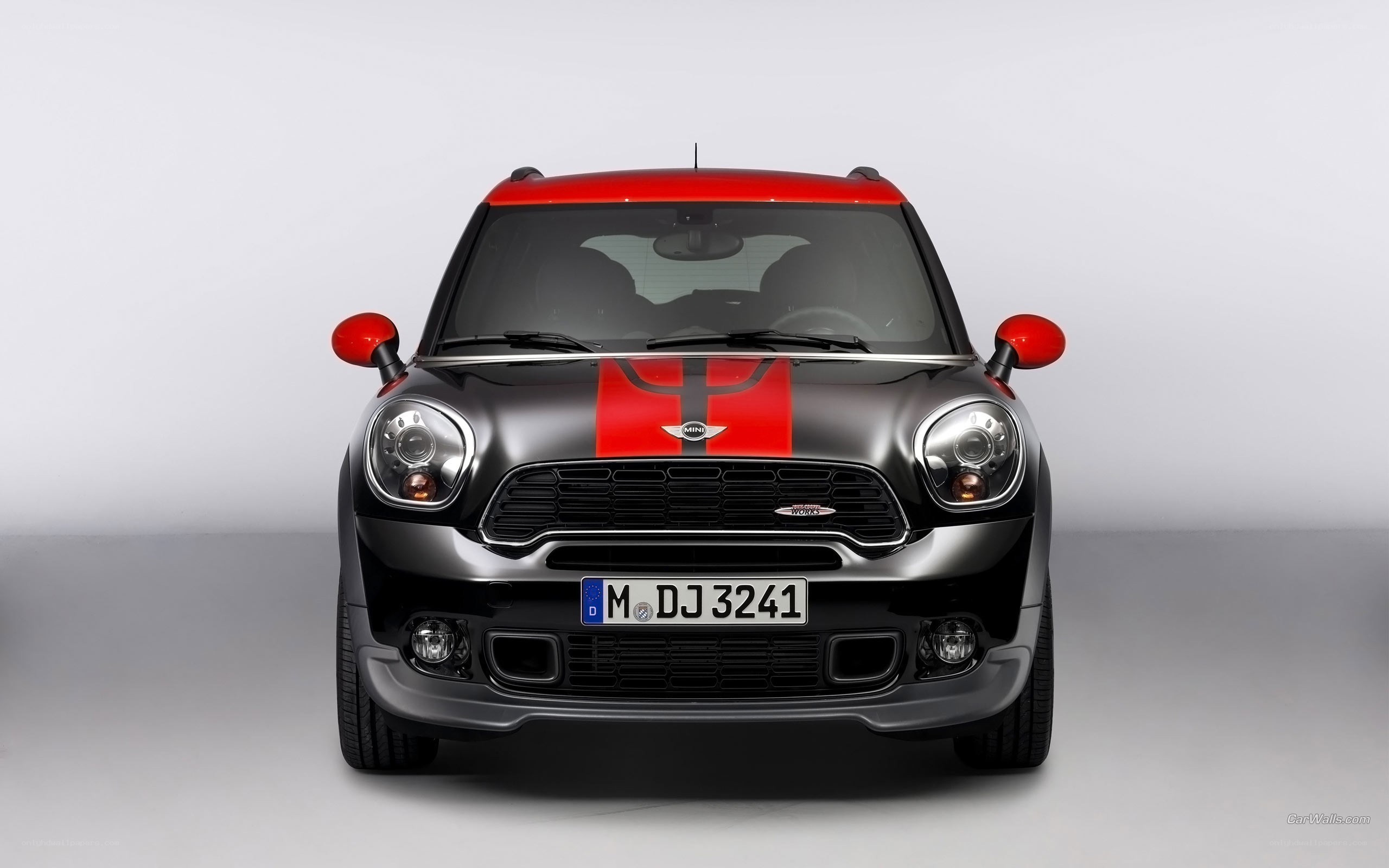 front view of a mini cooper