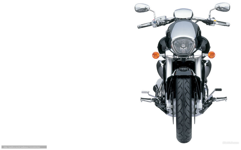 front view of a motorcycle