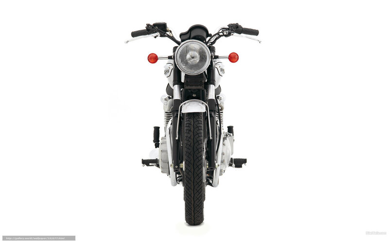 front view of a motorcycle