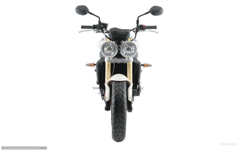 front view of a motorcycle