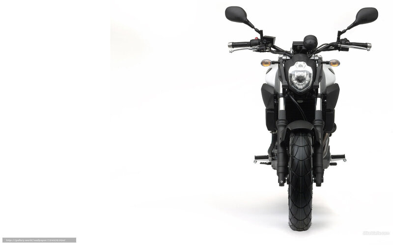 front view of a motorcycle