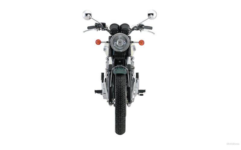 front view of a motorcycle