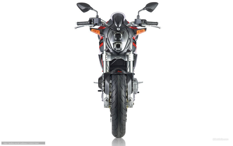 front view of a motorcycle