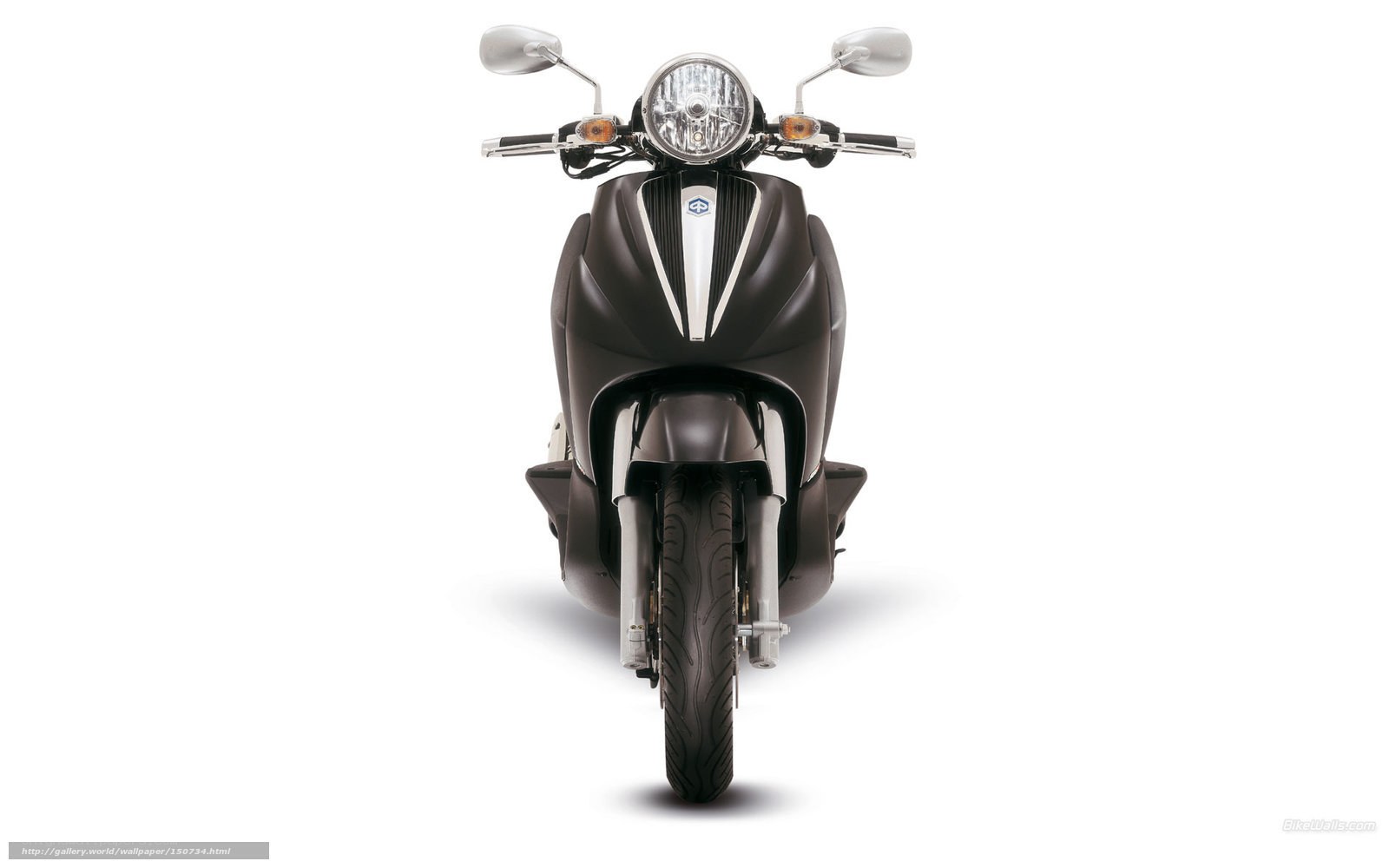 front view of a scooter