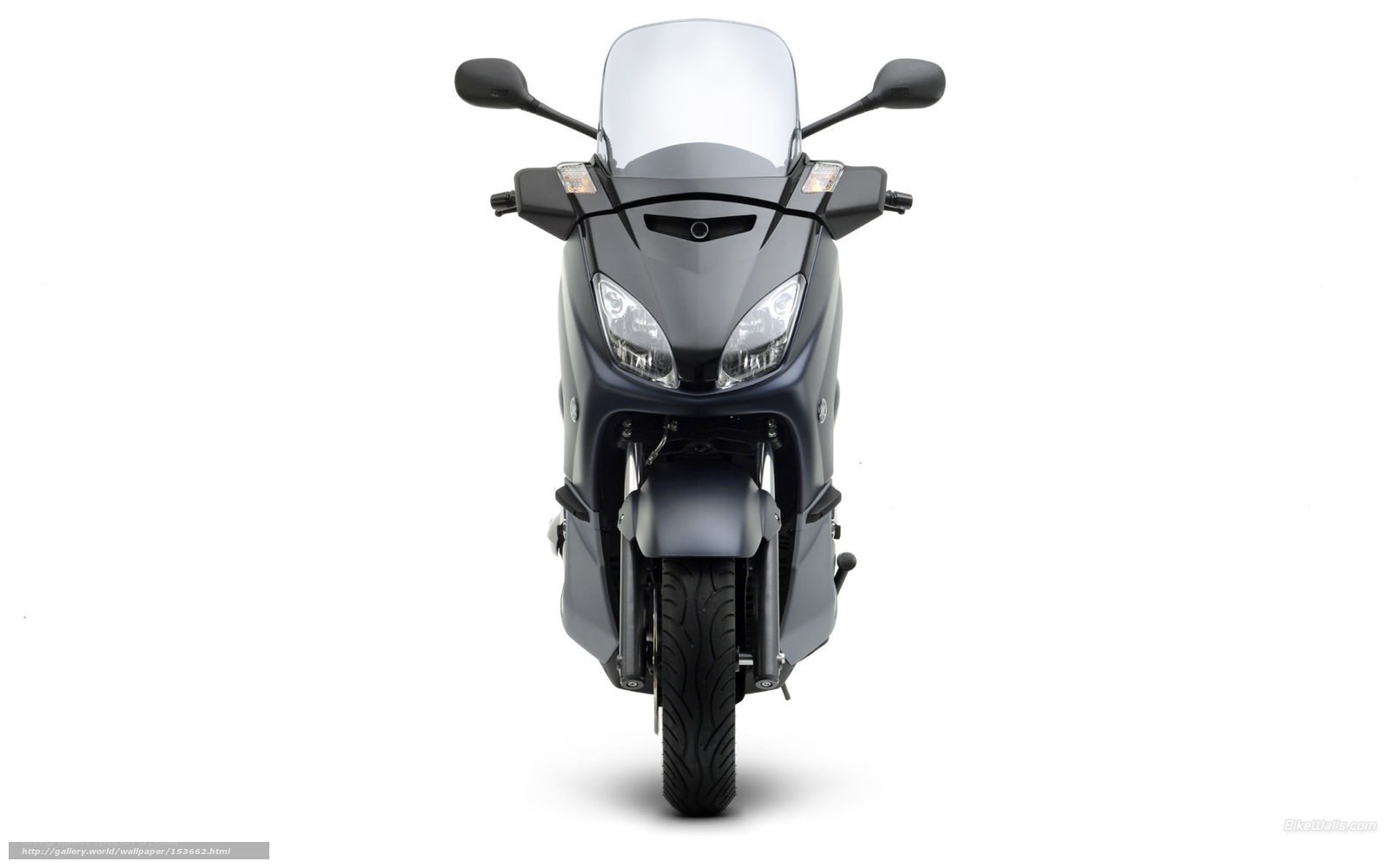 front view of a scooter