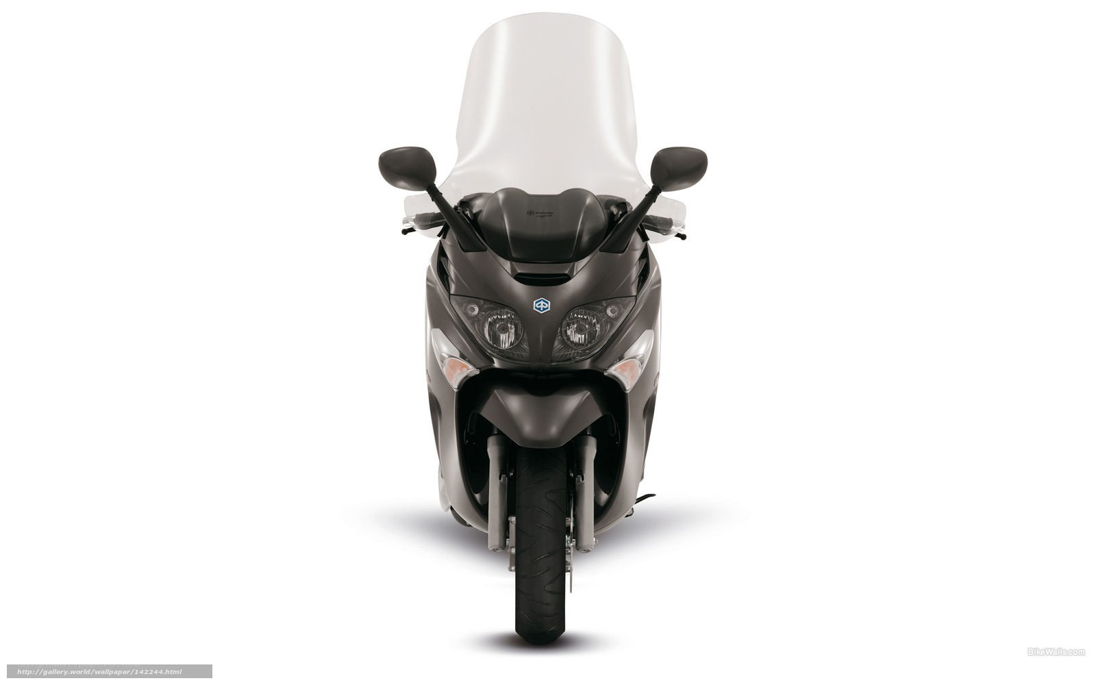 front view of a scooter