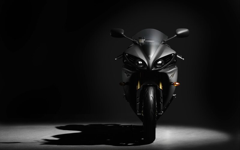 front view of a sport motorcycle