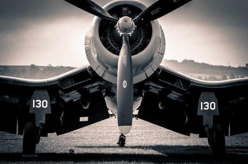 Front View of Airplane