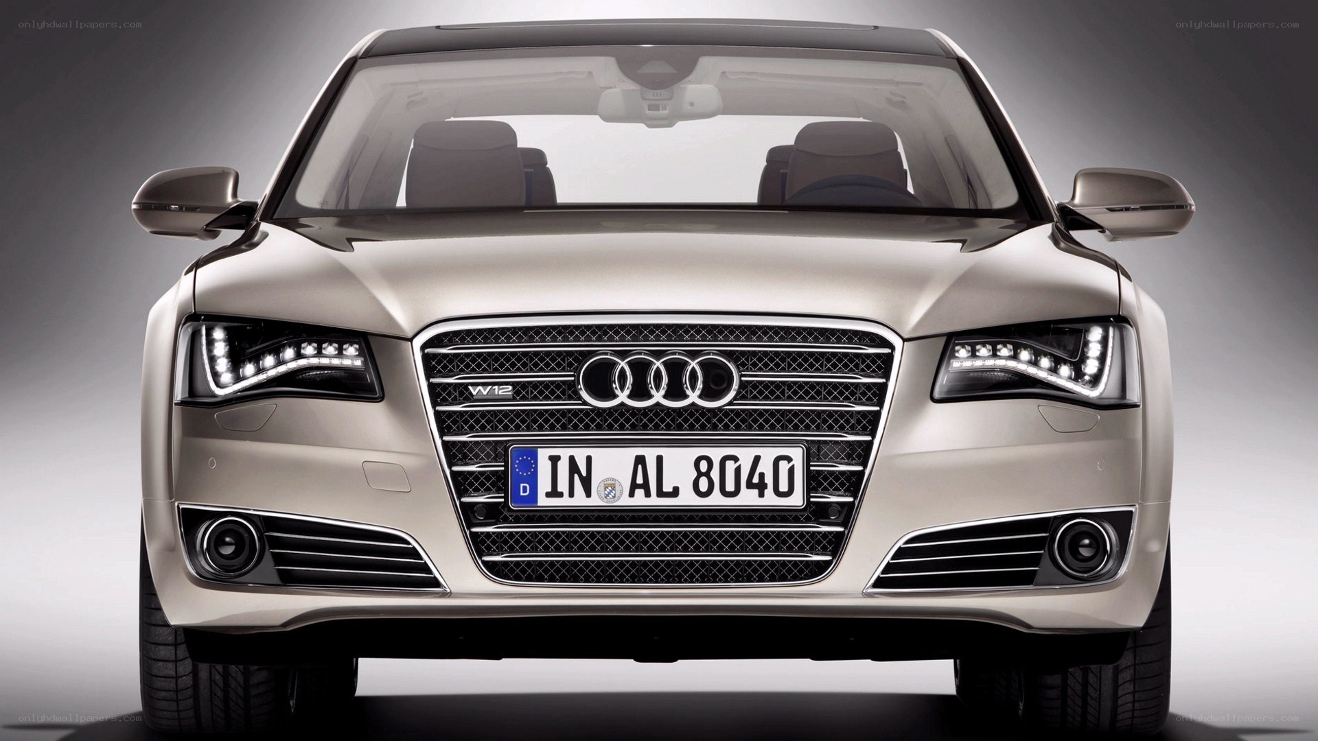 front view of audi w12