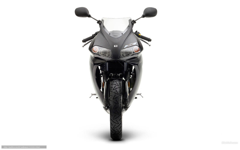 front view of black motorcycle