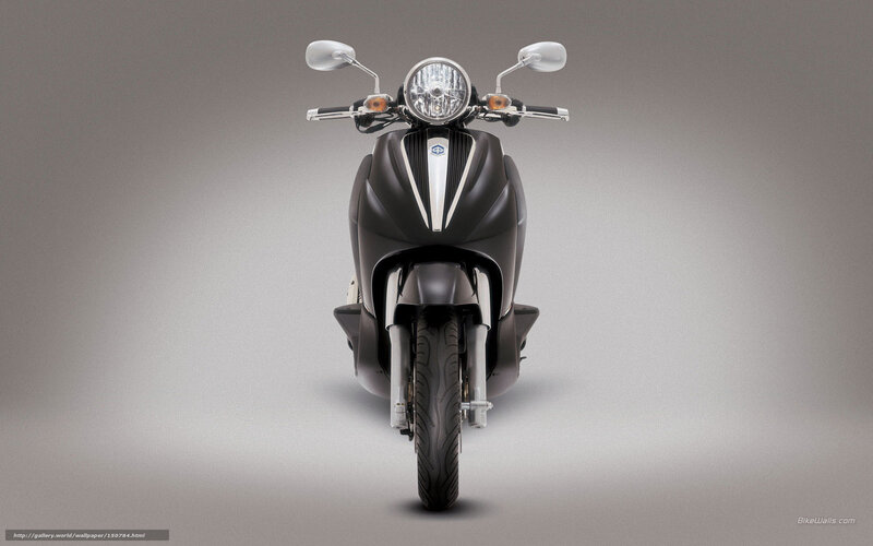 front view of black scooter
