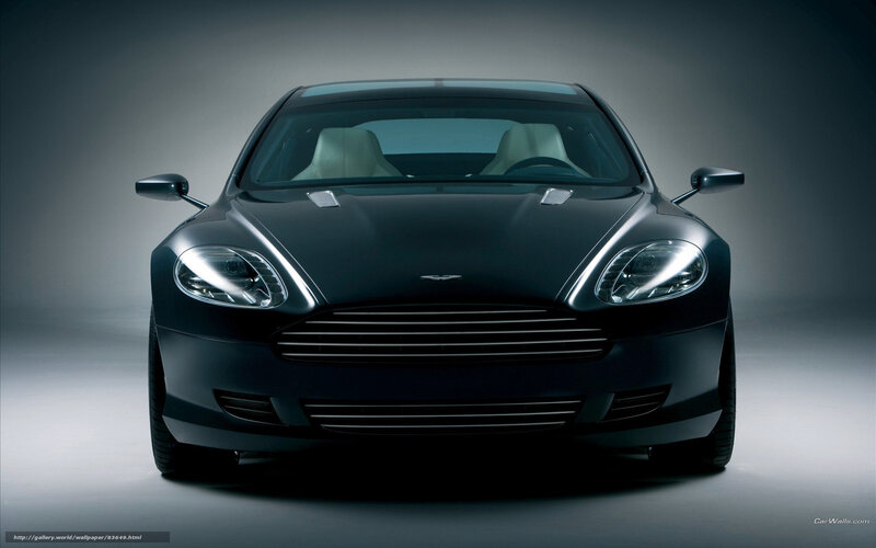 front view of black sports car