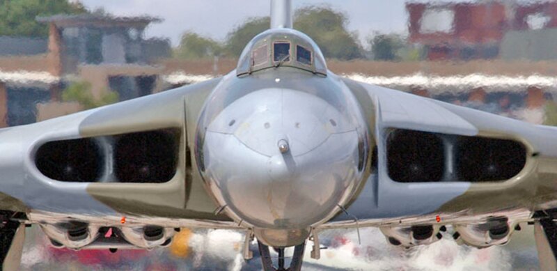 Front View of Bomber Aircraft