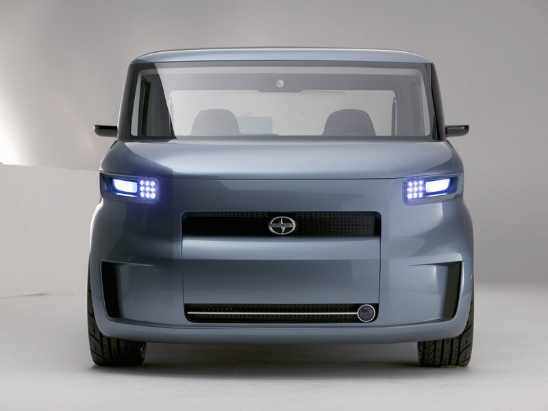 Front View of Concept Car — Gray