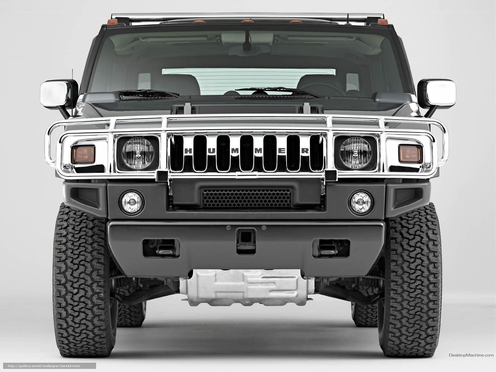 front view of hummer h2